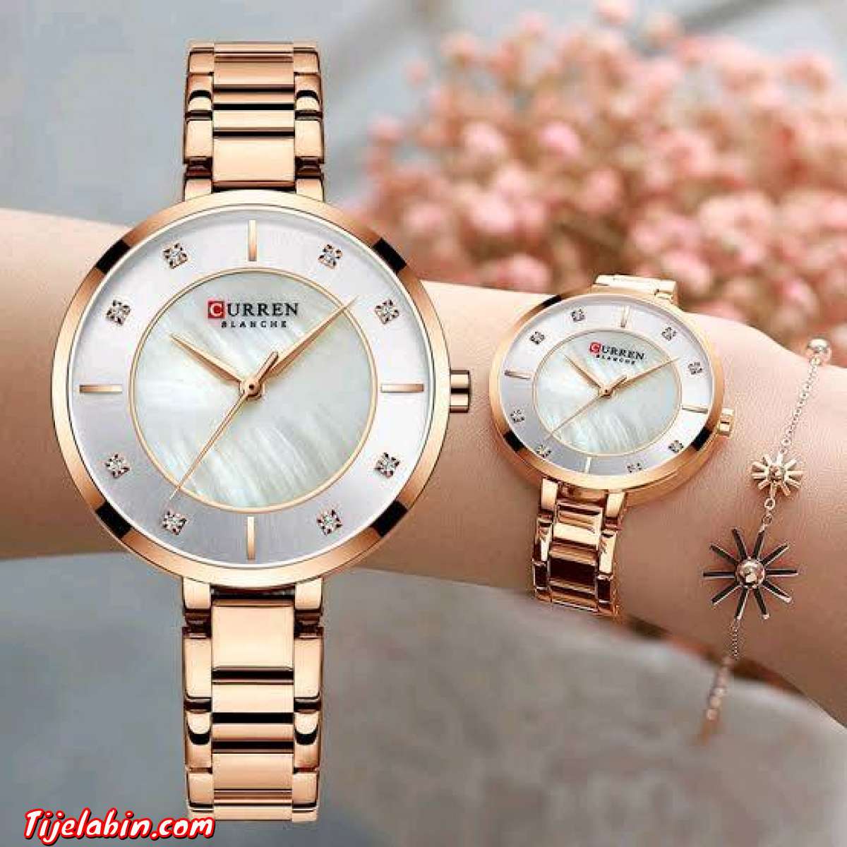 montre femme curren Inoxydable waterproof original