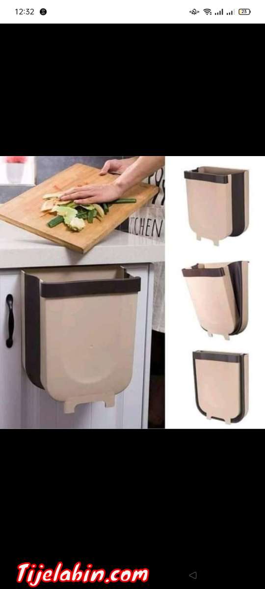 سلة مهملات قابلة للطي