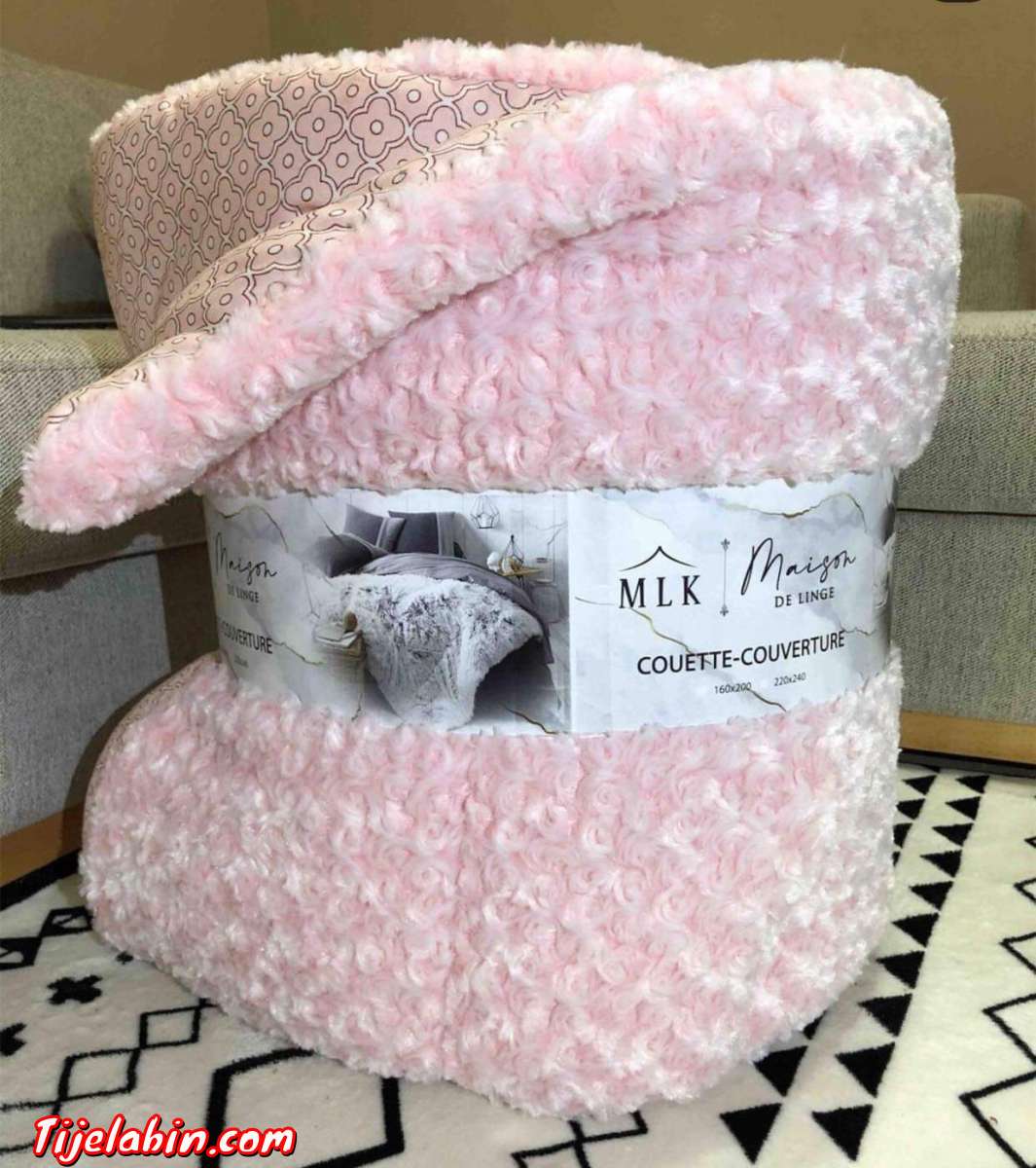 Couette mouton frisée 2 places