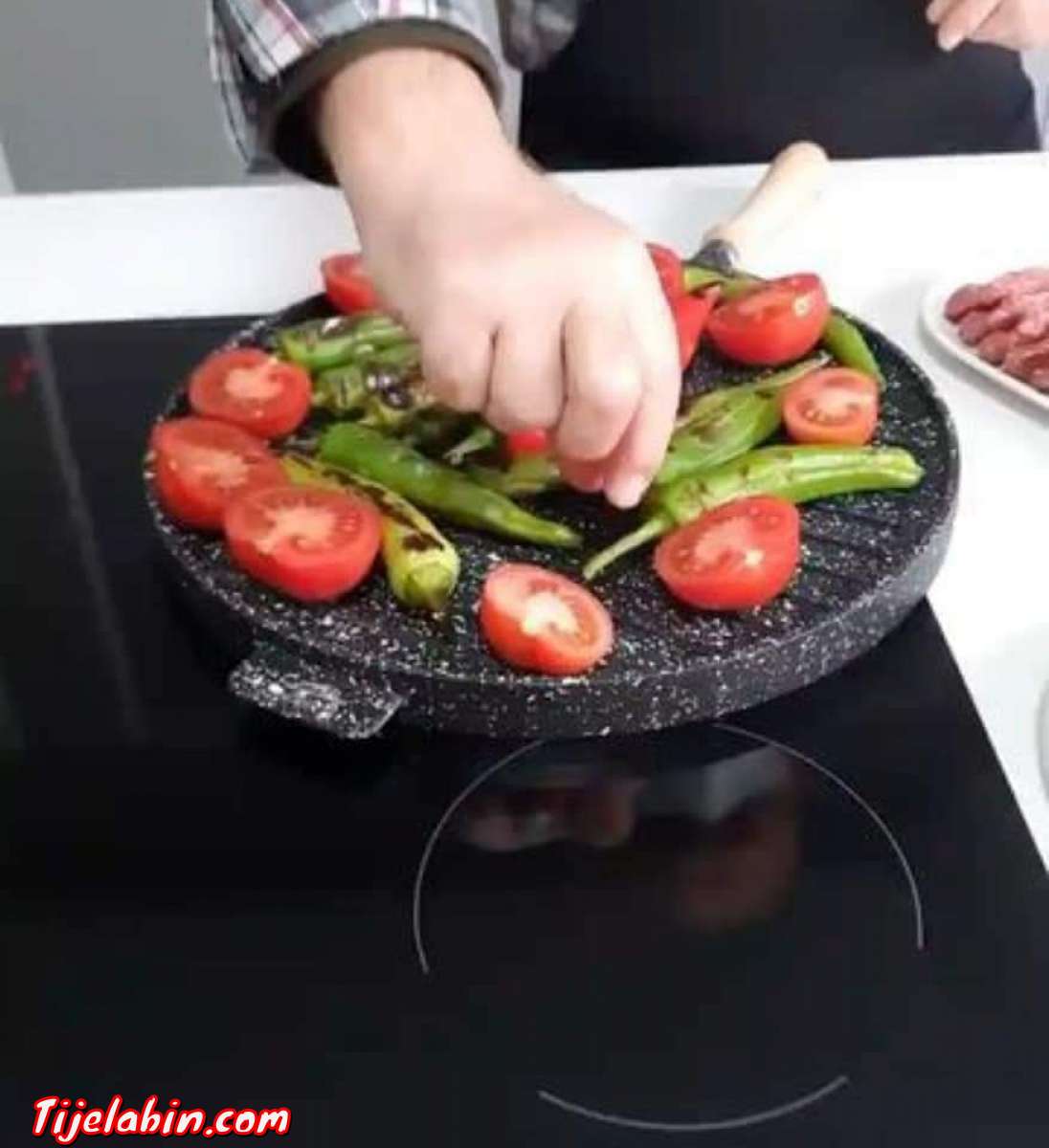 طاجين دوبل فاص غرانيت عالي الجودة 36سم double face griddle p