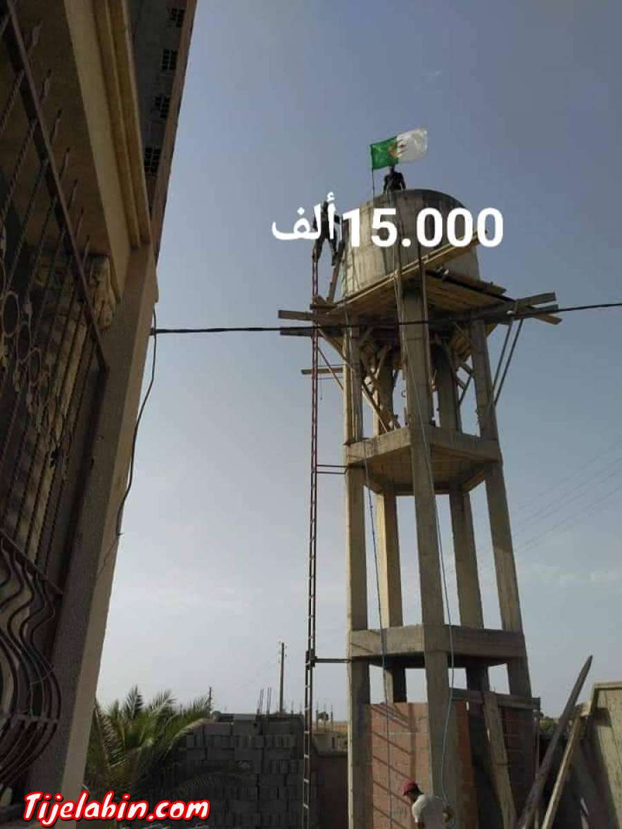 بناءخزان الماء من جميع الأحجام