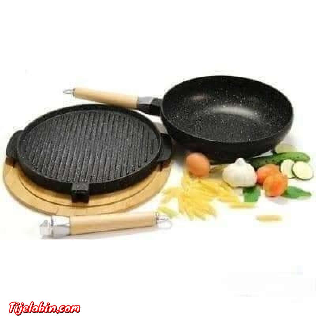 طاجين دوبل فاص غرانيت عالي الجودة 36سم double face griddle p