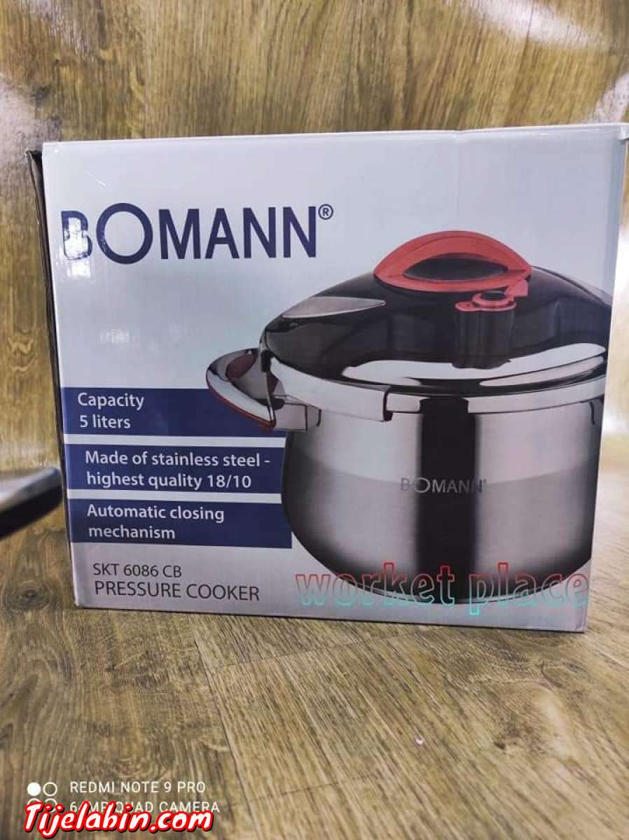 Cocotte minute BOMANN inox 18/10 Capacité 5 litres ferm