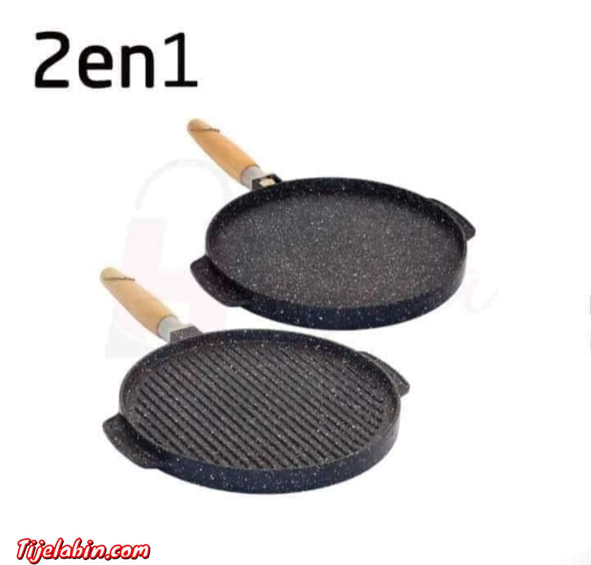 طاجين دوبل فاص غرانيت عالي الجودة 36سم double face griddle p