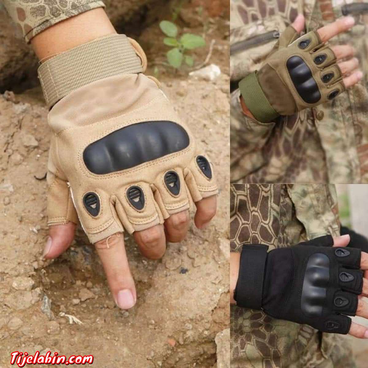 القفازات النصفية 