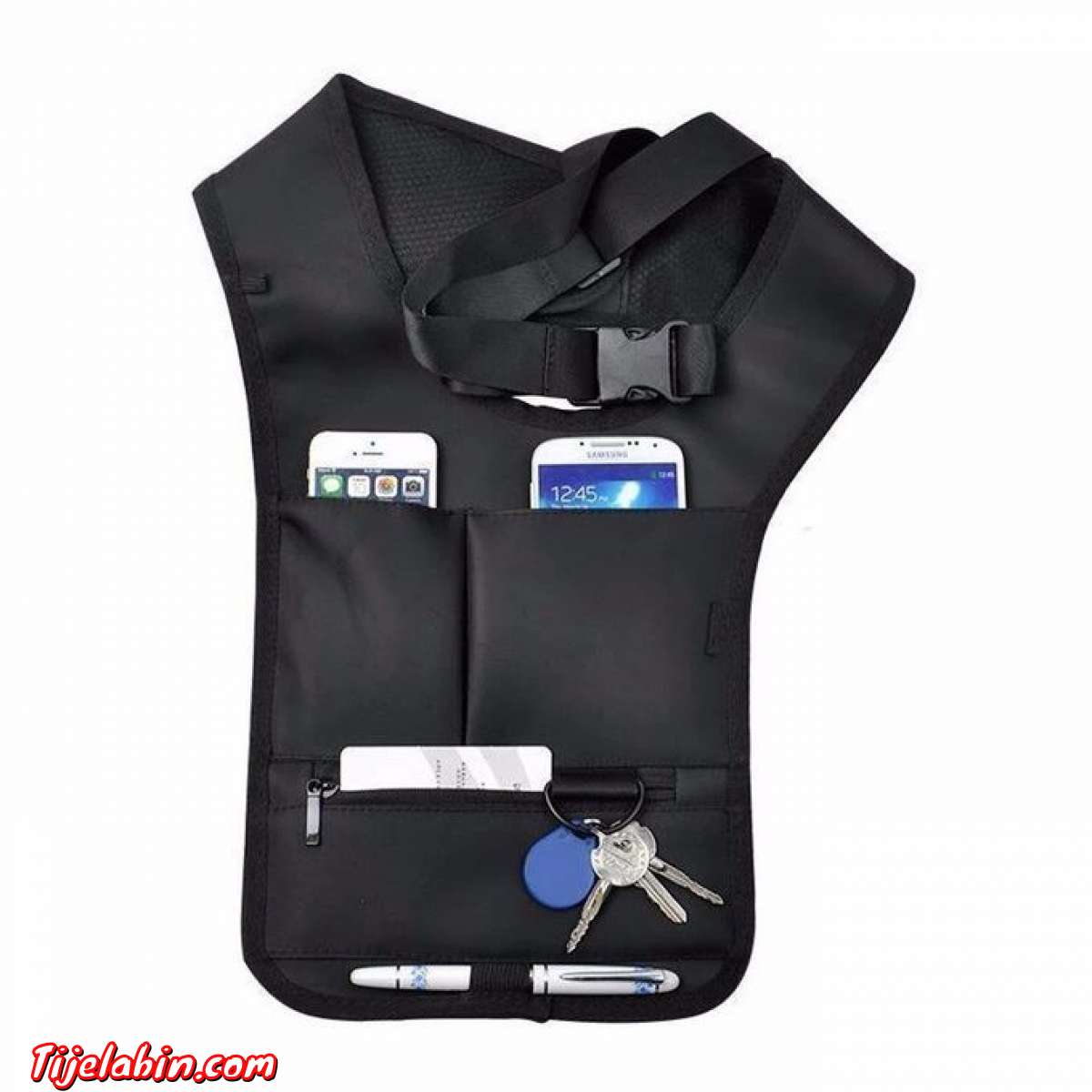 حقيبة مخفية ضد السرقة تحت الإبط