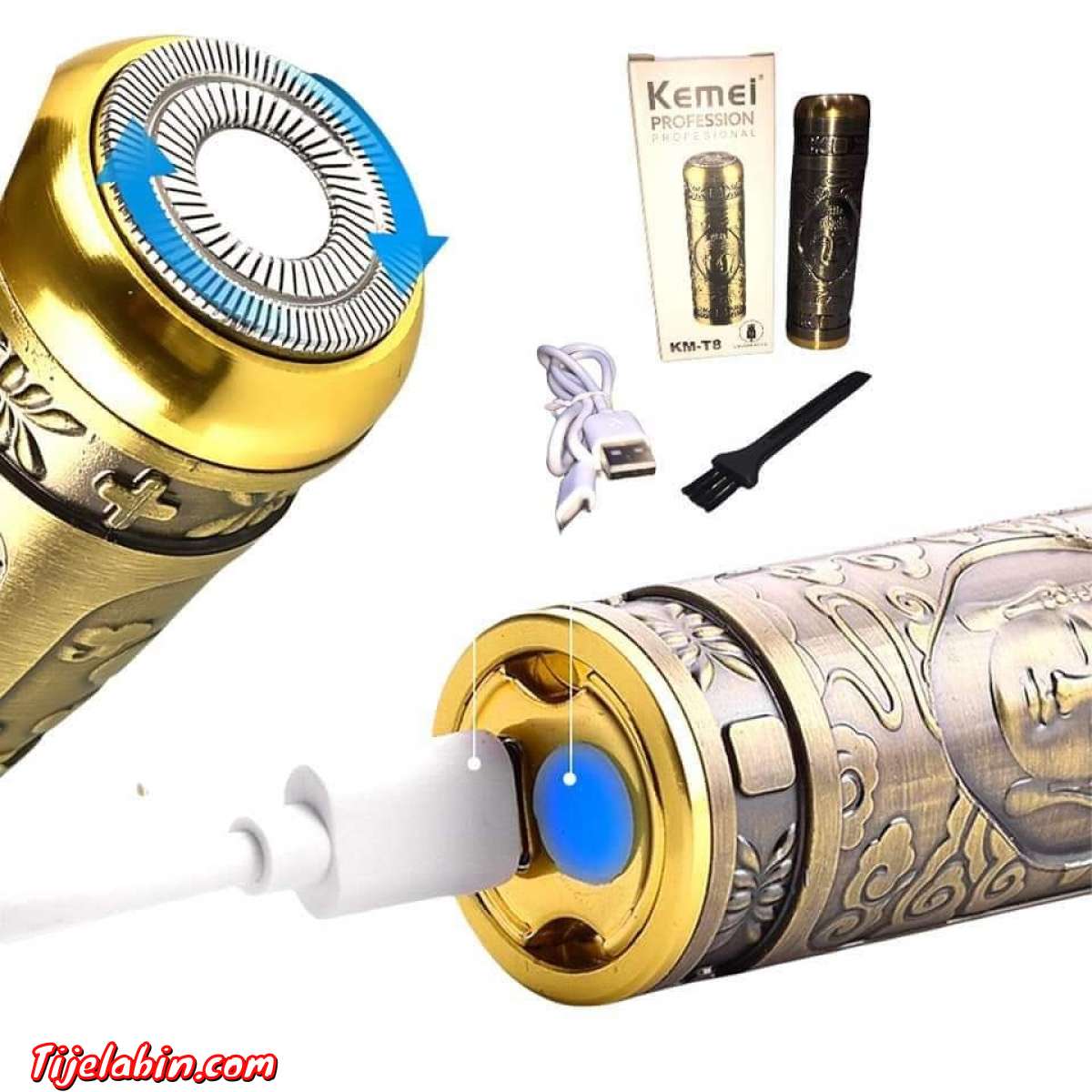 ماكينة الحلاقة الصغيرة T8 Mini rasoir kemei