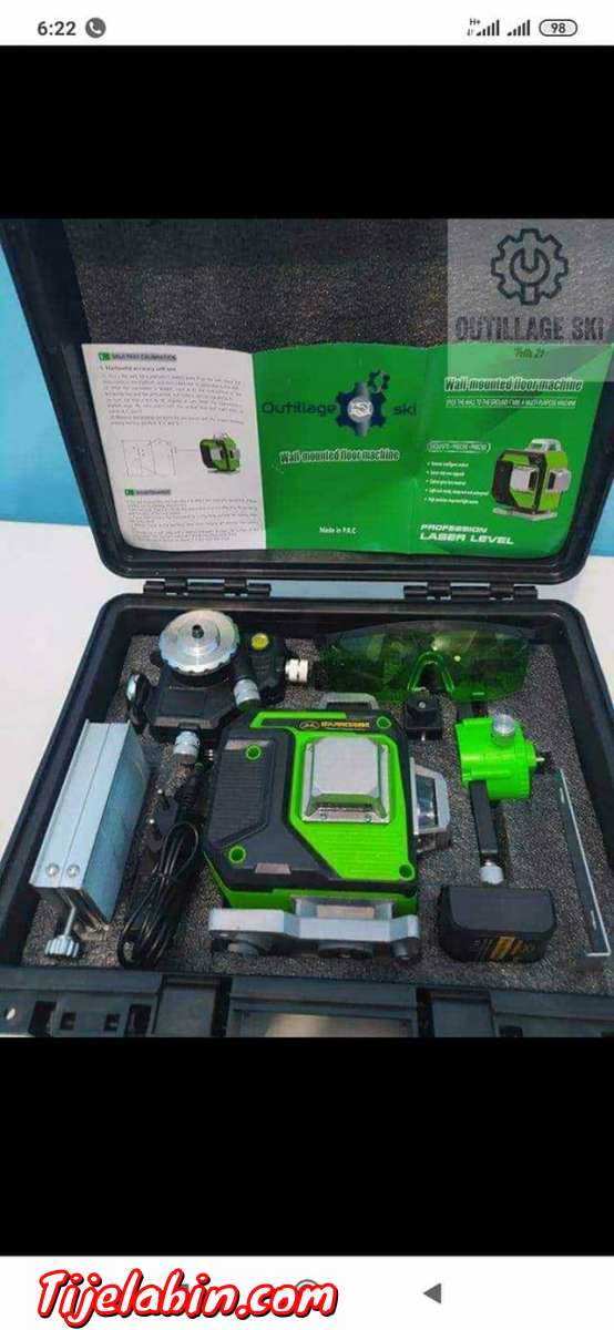 Niveau lazer Sarnormax 3D 12 lignes + Auto-nivellement + D