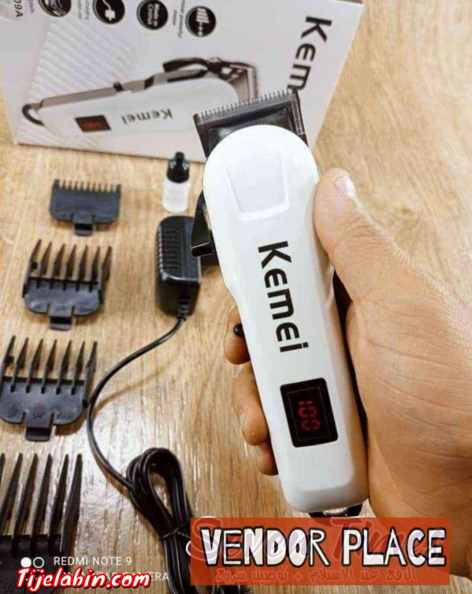 Tondeuse kemei blanc rechargeable Professionelle 809Aثاني أ