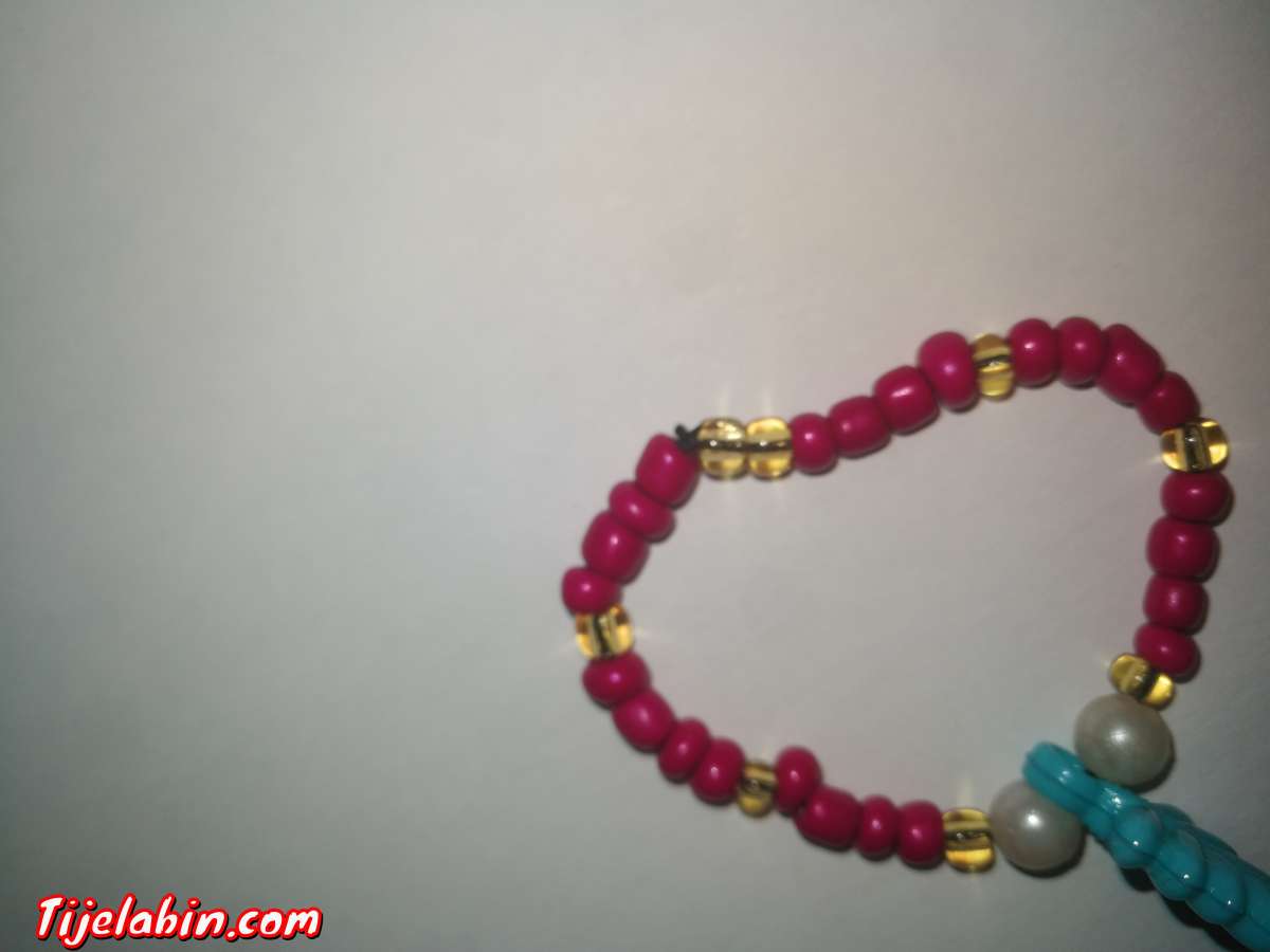 bracelet avec perles