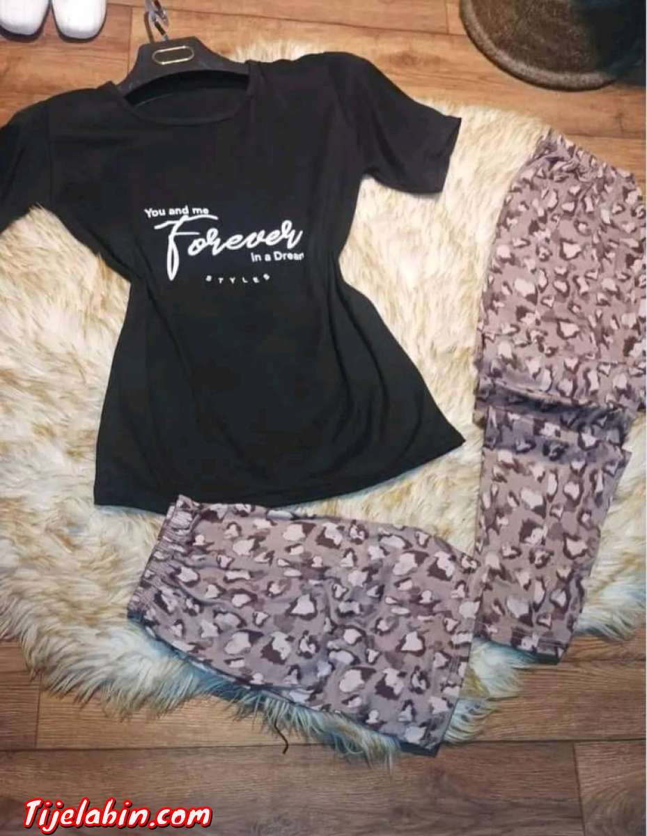 بيجامة ستوندار 3 بياس تريكو شورت سروال ،تريكو ديما نوار