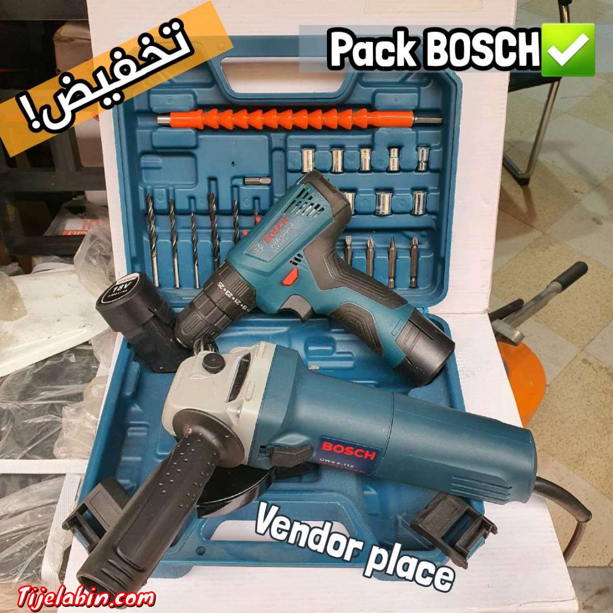 Pack professionnel Kit visseuse bosch 18v double batterie l