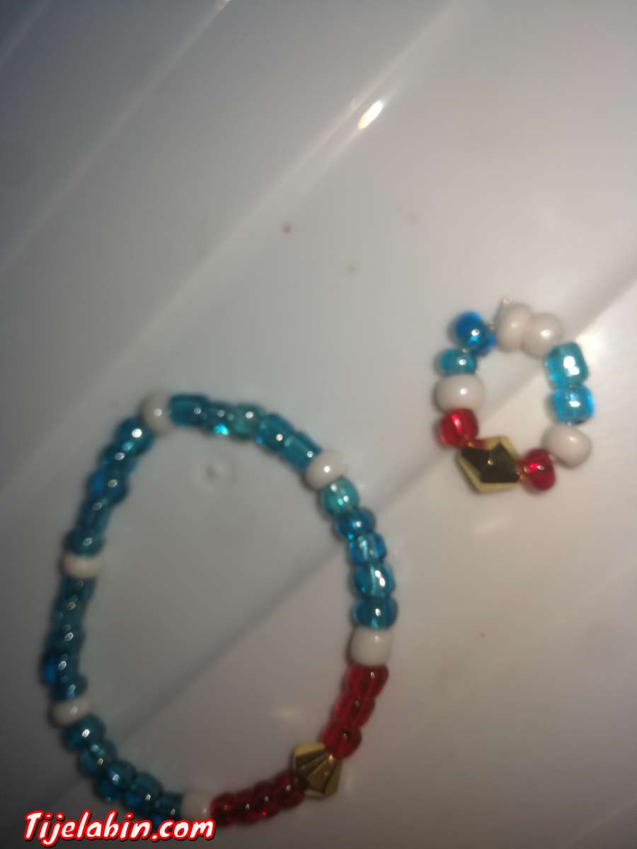 ensemble de bracelet avec bag couleur été,