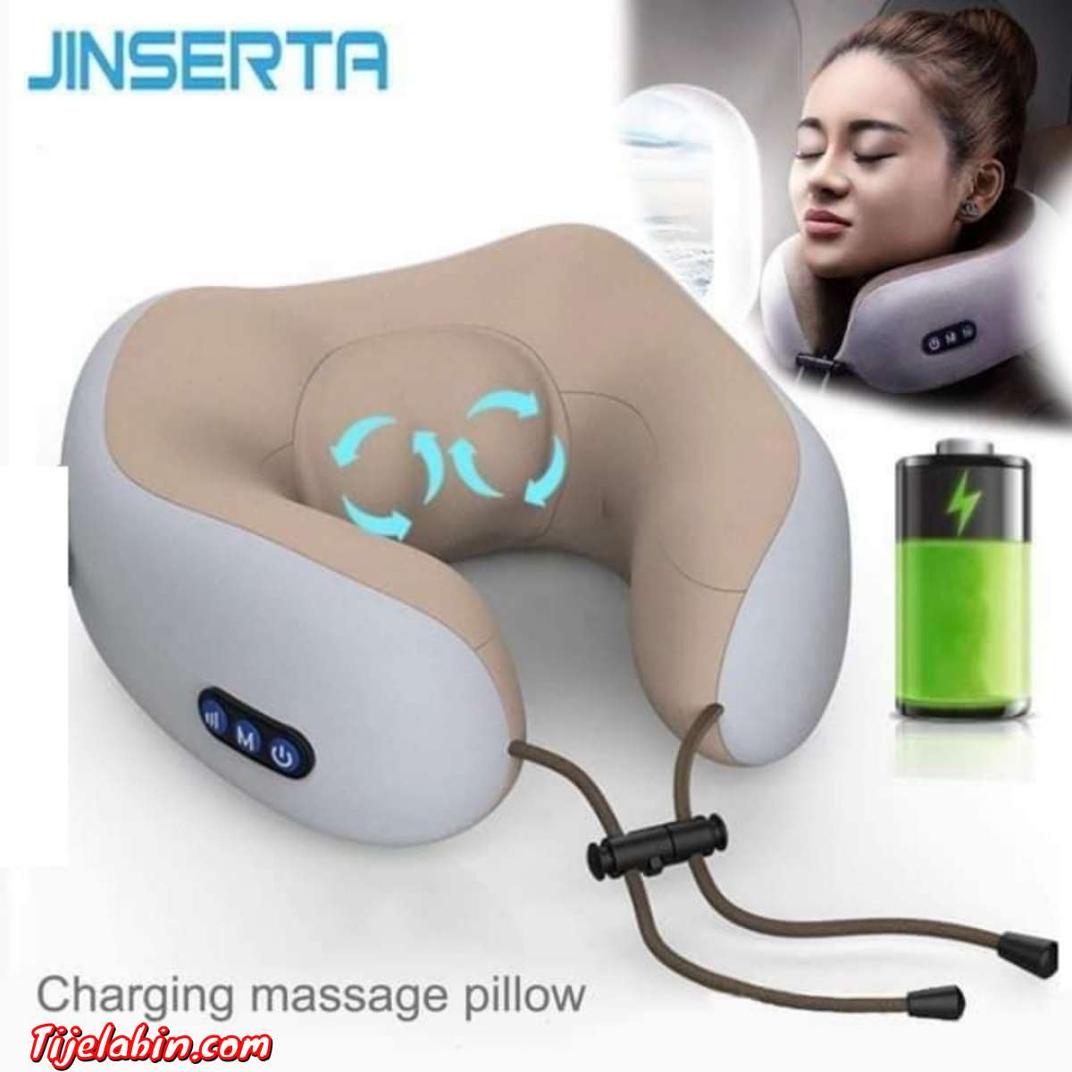 وسادة و جهاز مساج الرقبة و الكتفين U_shaped massage pilow