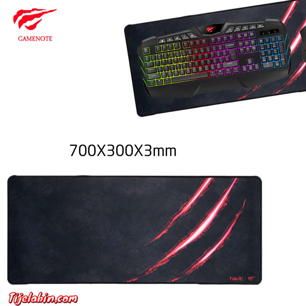 بساط الفأرة ولوحة المفاتيح كبير الحجم بتصميم عصري مصنوع من ق