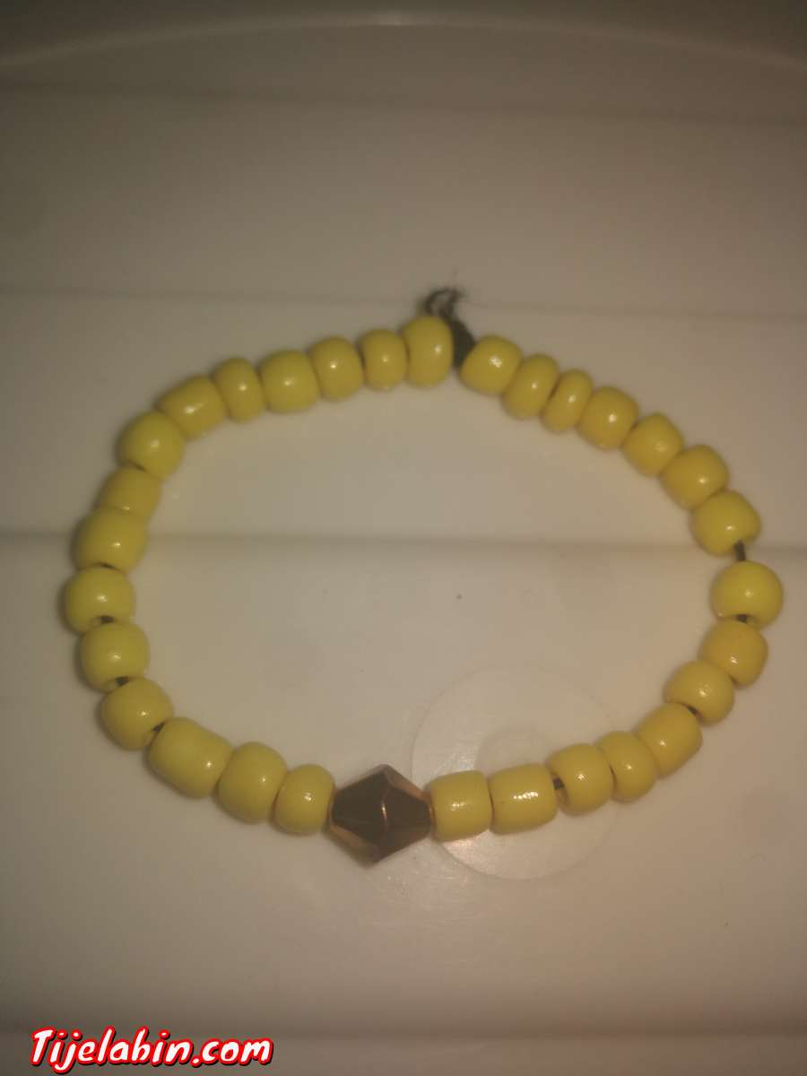 braclet jaune simple