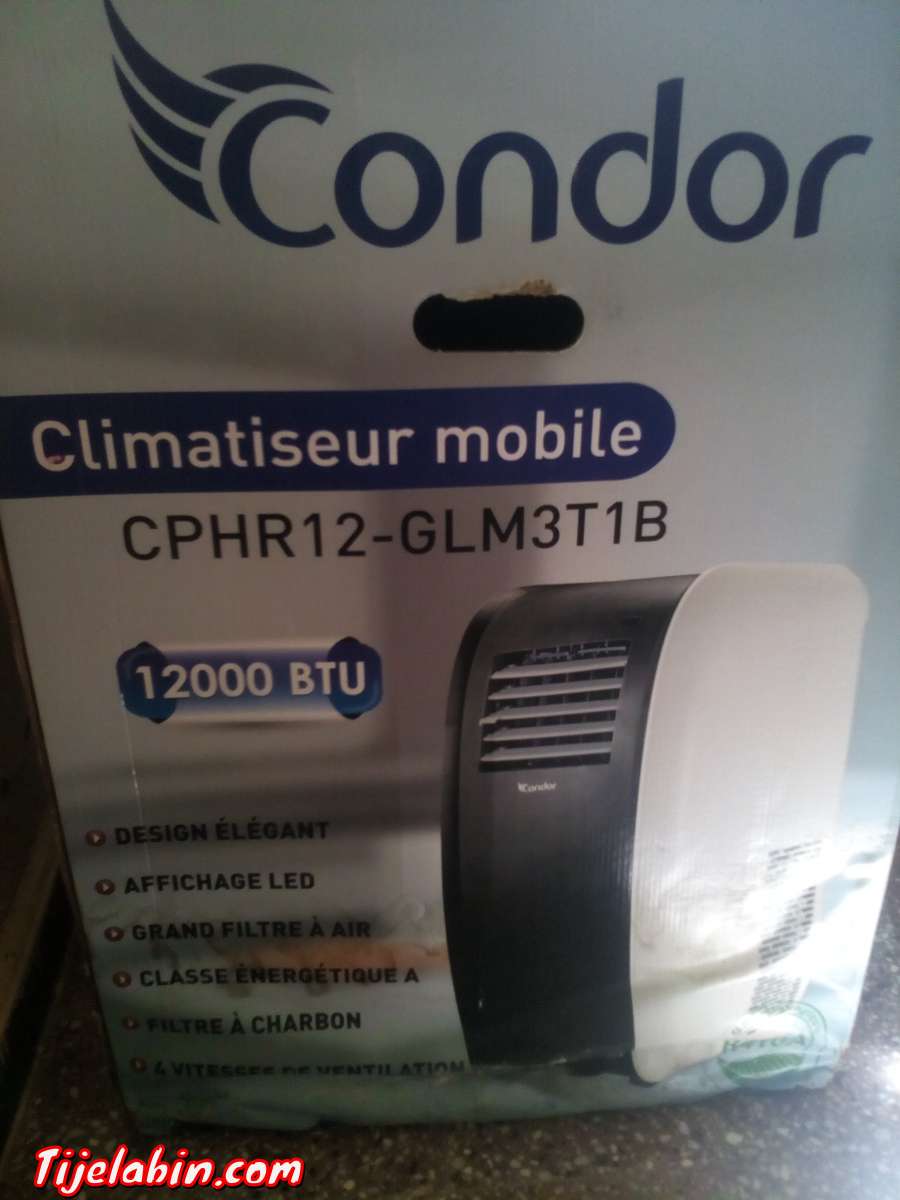climatiseur mobile marque Condor 12000 BTU