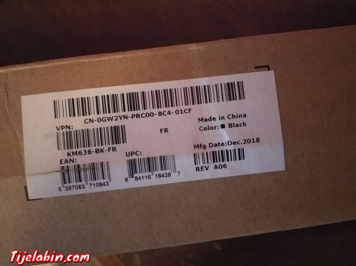 clavier dell KM636 et souris usb