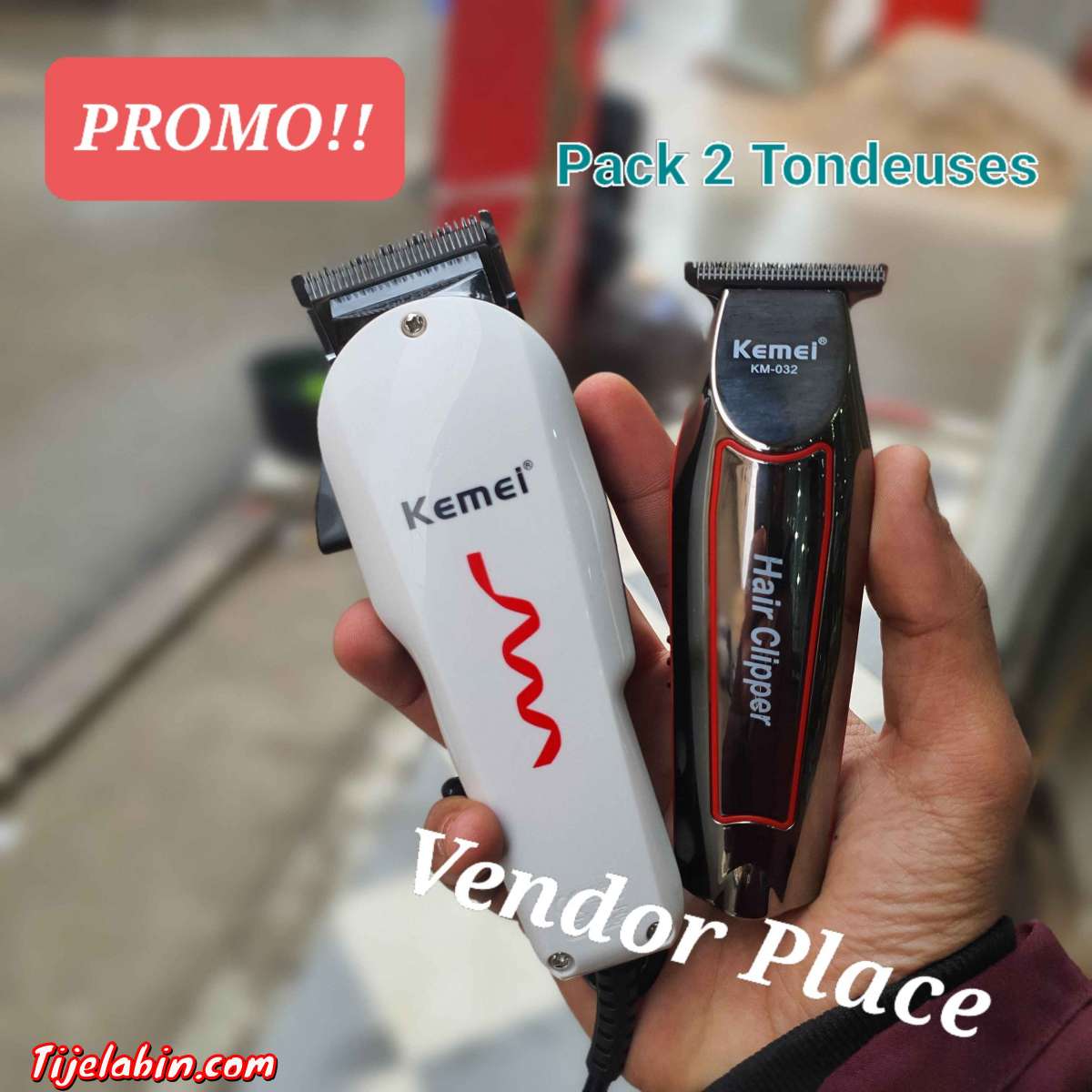 pack (TCZ32) 2 Tondeuse kemei