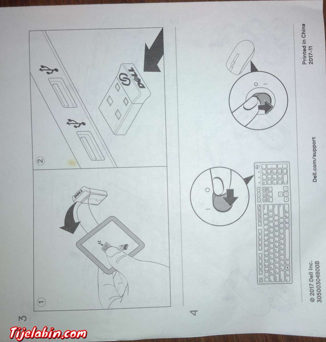 clavier dell KM636 et souris usb