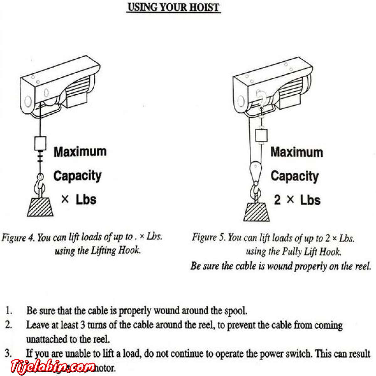 رافعة سلكية كهربائية متعدد الإستعمالات