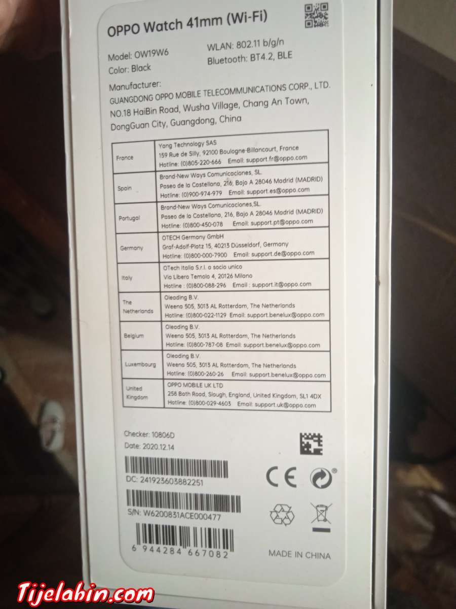 watch oppo 41mm jamais utilisé ساعه اوبو  جديده لم تستعمل41m