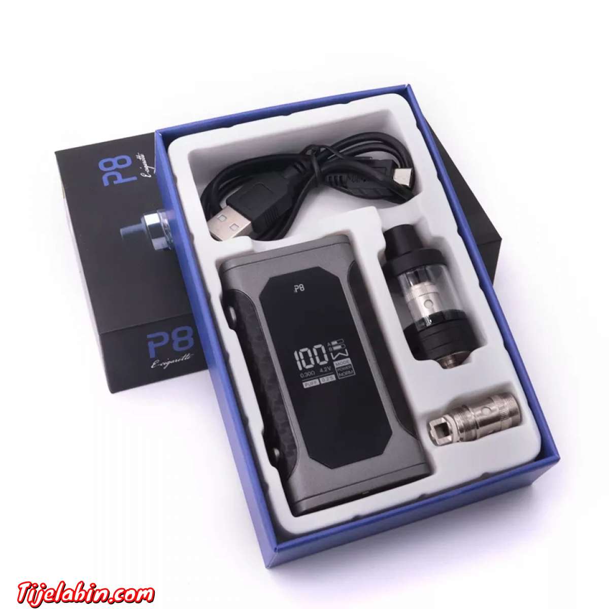 شيشة Vape p8 مع بطارية 2200 مللي امبير 100 واط