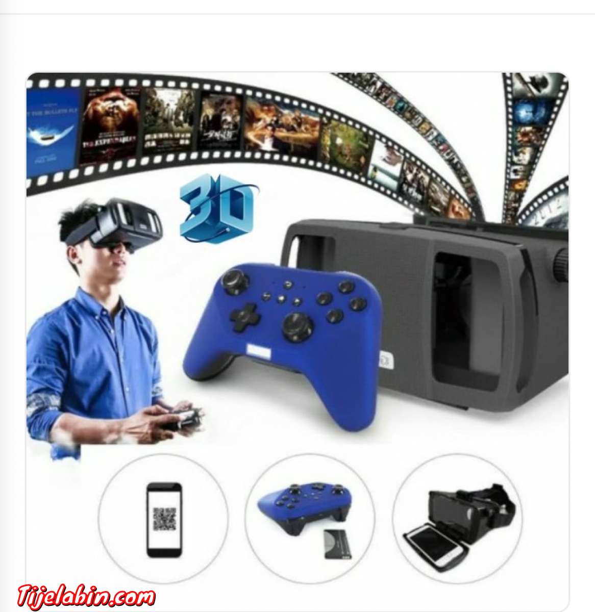 lefant original virtuelle réalité+ manette 3d