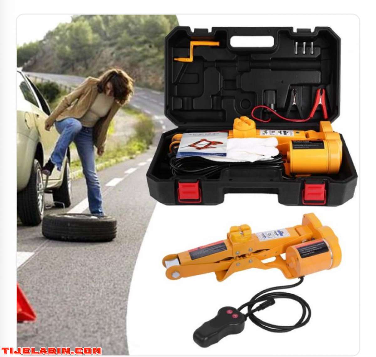 كريك اليكتريك cric électrique 3 tonnes 