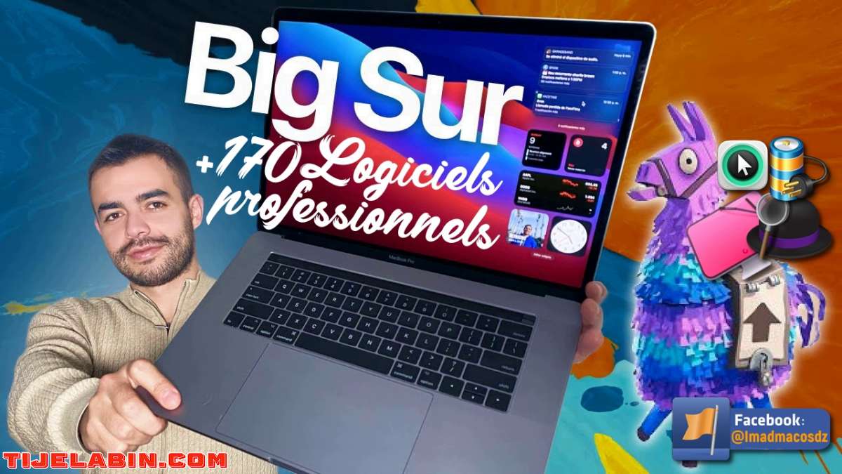 Systéme macOS Big Sur Bootable sur clé USB 32GB + 170 Logiciels Professionnel Bonus