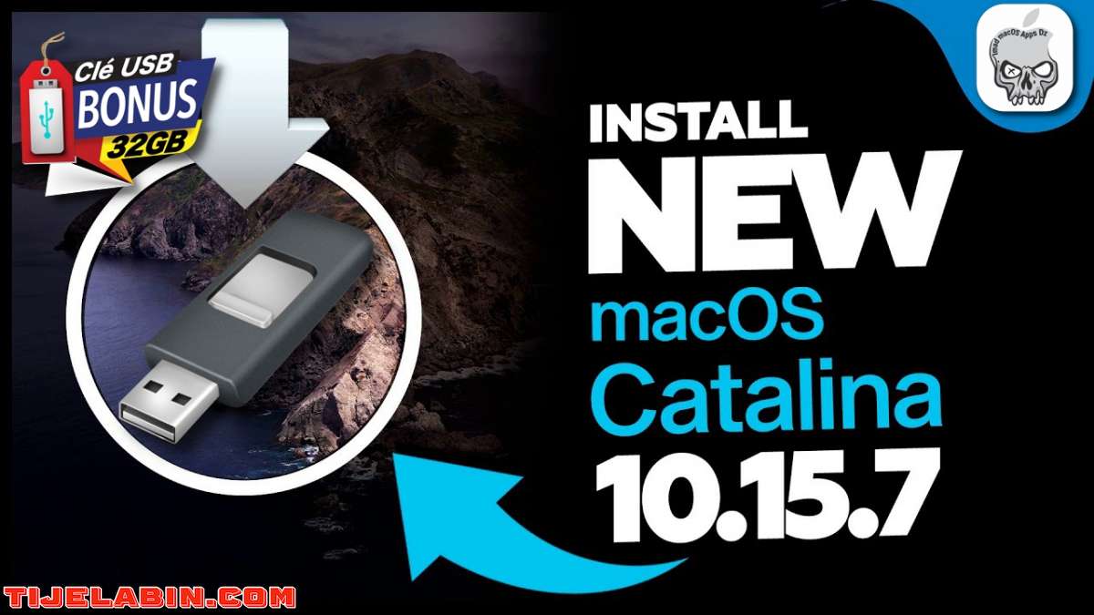 Systéme macOS Catalina Bootable sur clé USB 32GB + 170 Logiciels Professionnel Bonus