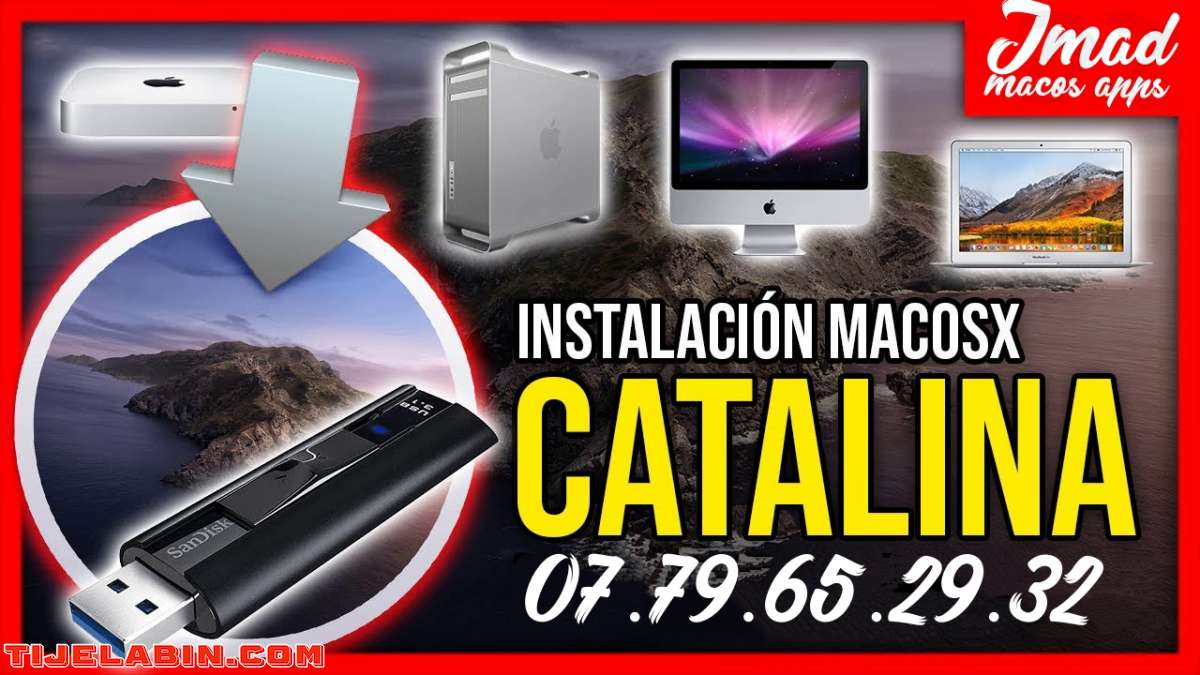 Systéme macOS Catalina Bootable sur clé USB 32GB + 170 Logiciels Professionnel Bonus