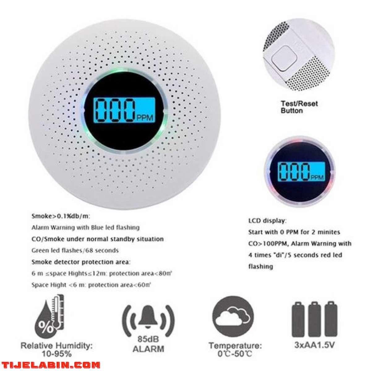 منبه ومستشعر ثنائي اكسيد الكربون السام