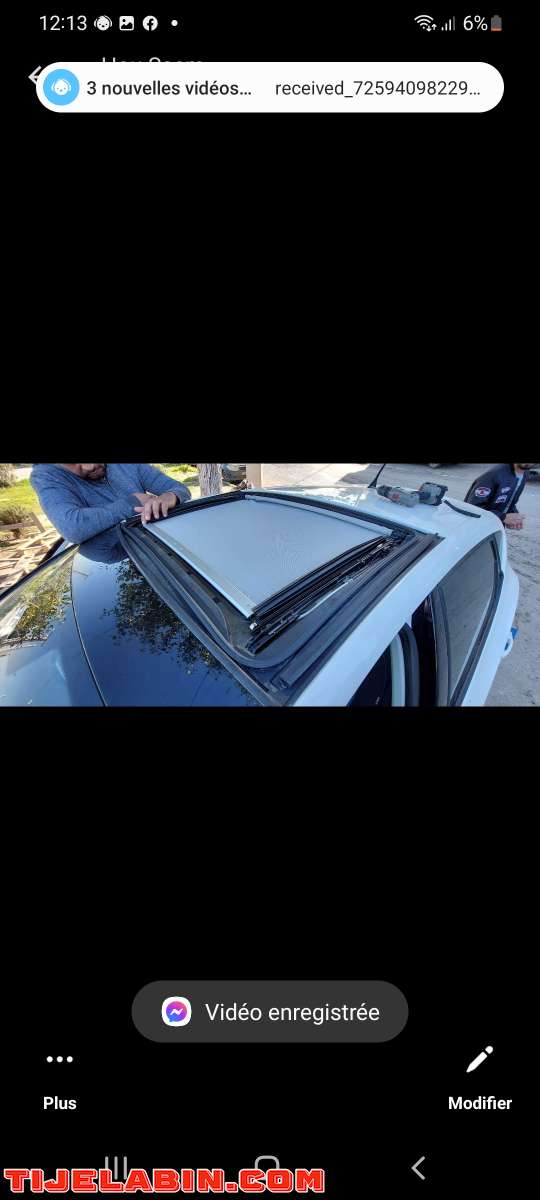 réparation toit ouvrant et rideaux chez sidou