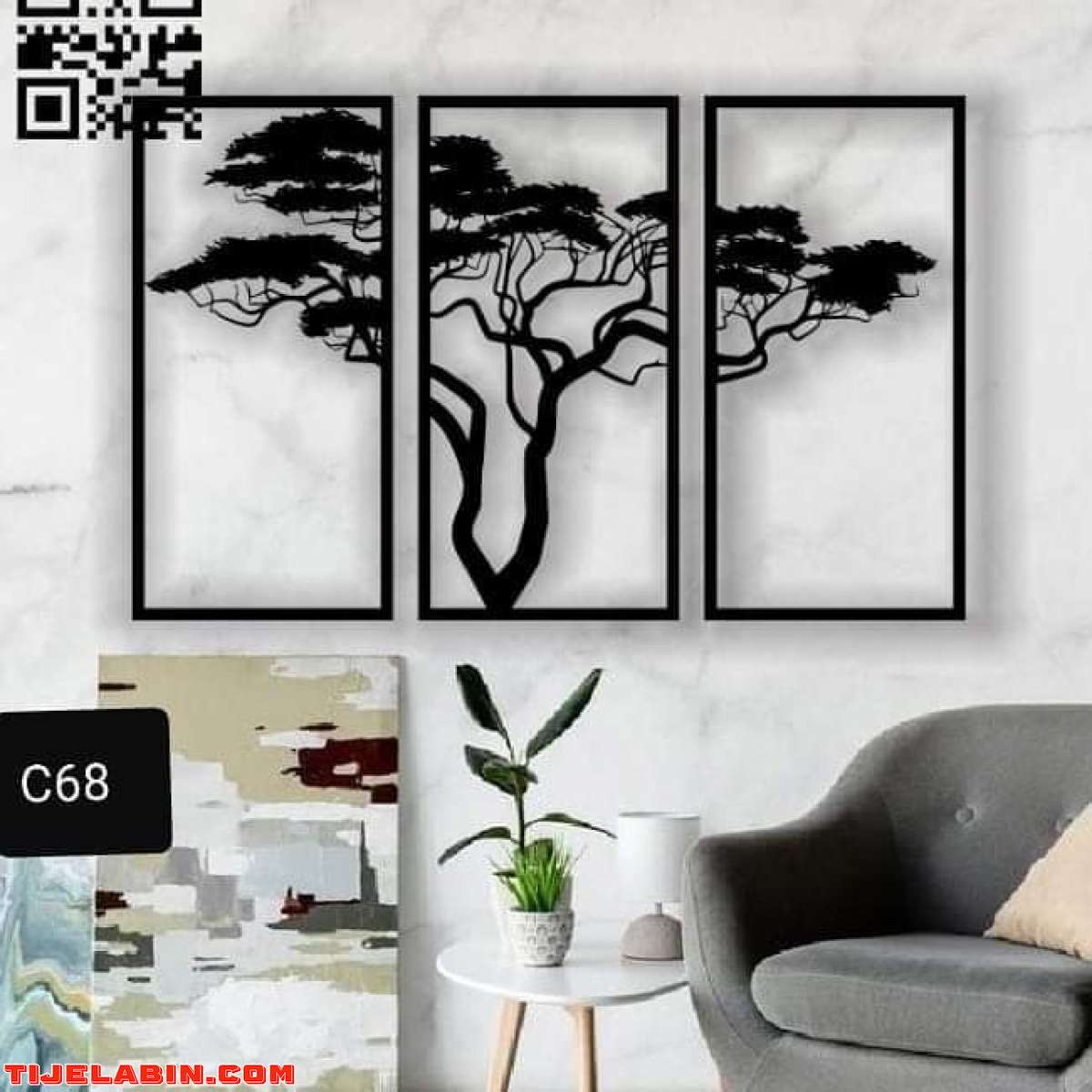 cadre décoratif 3D moderne