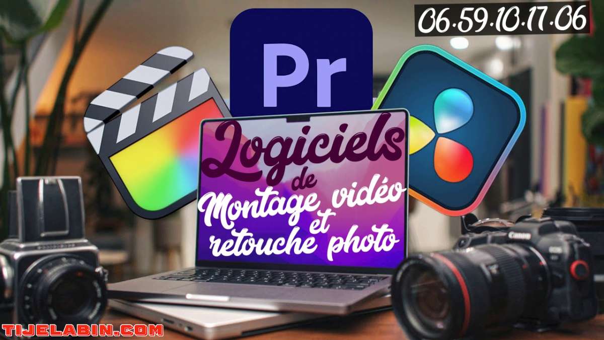 Logiciels de montage vidéo et retouche photo pour MacBook