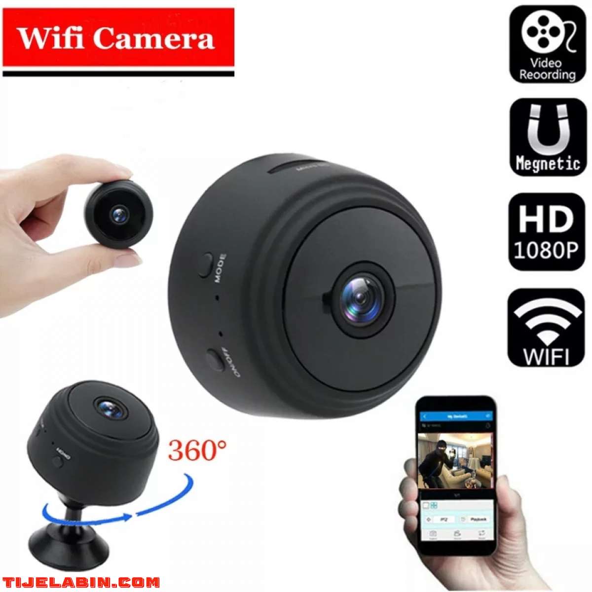 Mini caméra de surveillance A9 ip HD 1080P Édition 4K