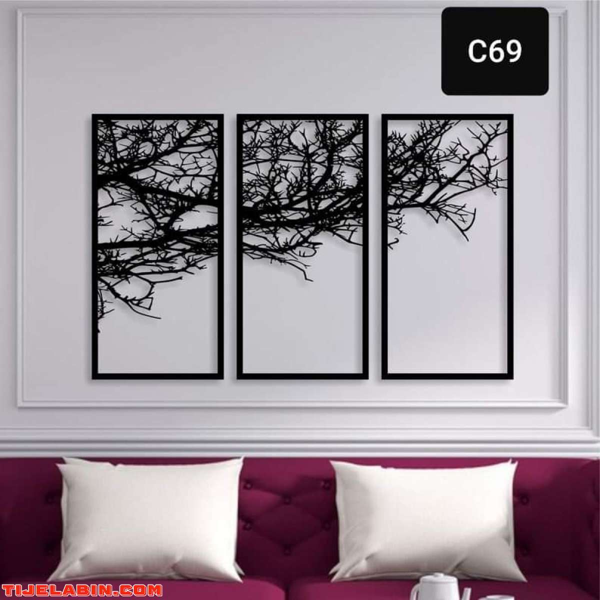 cadre décoratif 3D moderne