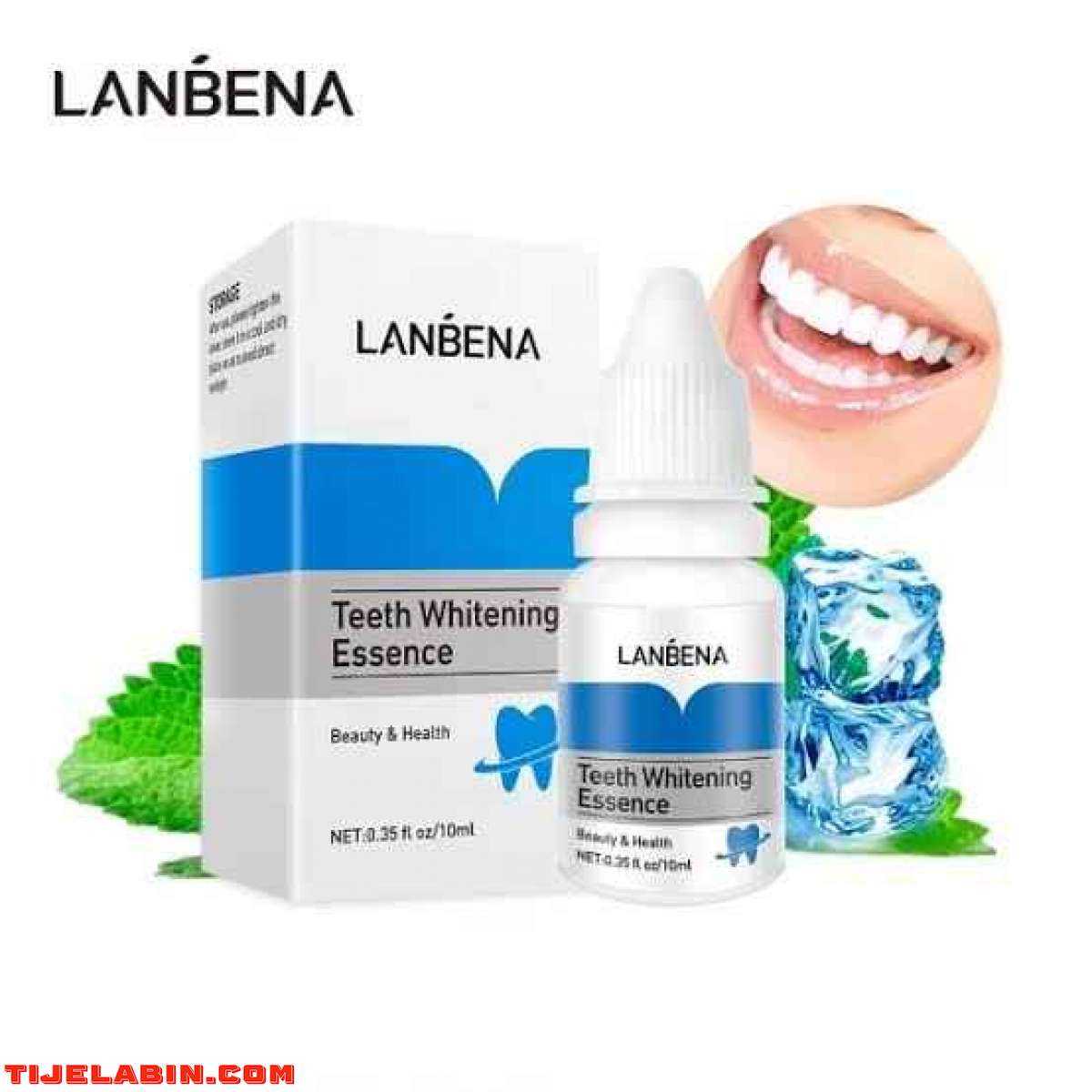 قطرات تبييض الأسنان lanbena???? يزيل البقع الناتجة عن التد