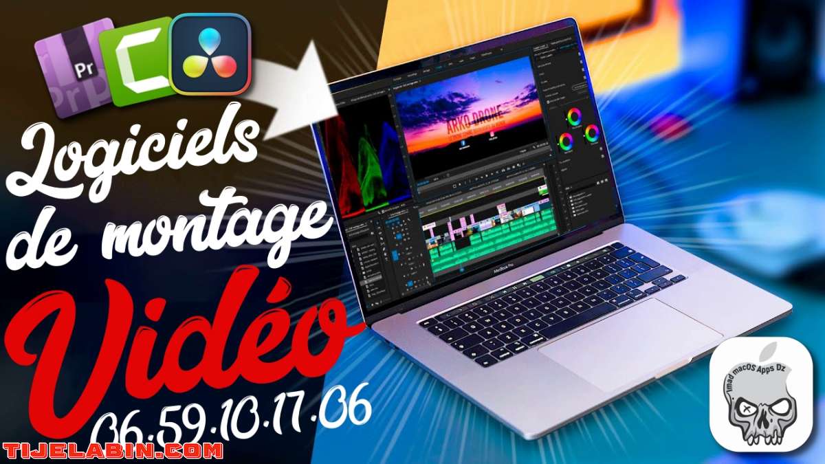 Logiciels de montage vidéo et retouche photo pour MacBook