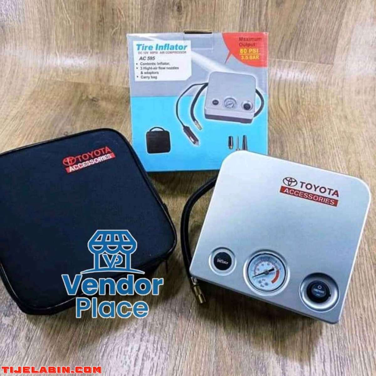 ????منفاخ هوئي لعجلات السيارة محمول - Cmpresseur 12v Toyota