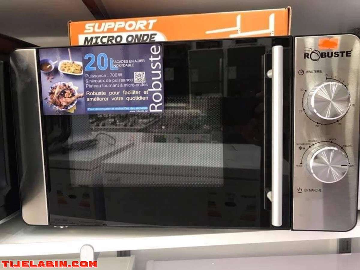 micro ondes 20L noir inox'