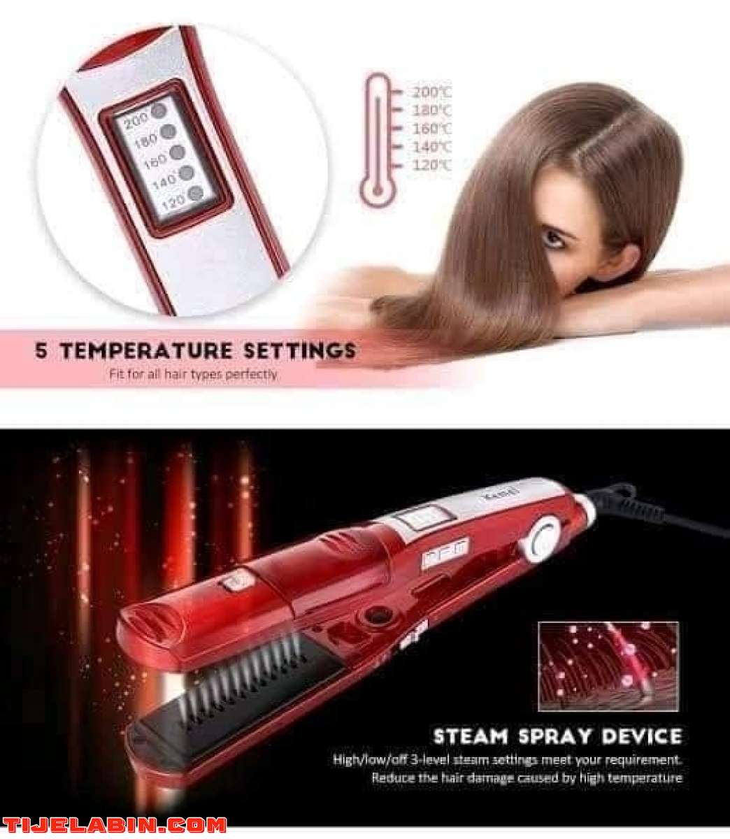 Lisseur a vapeur kemei