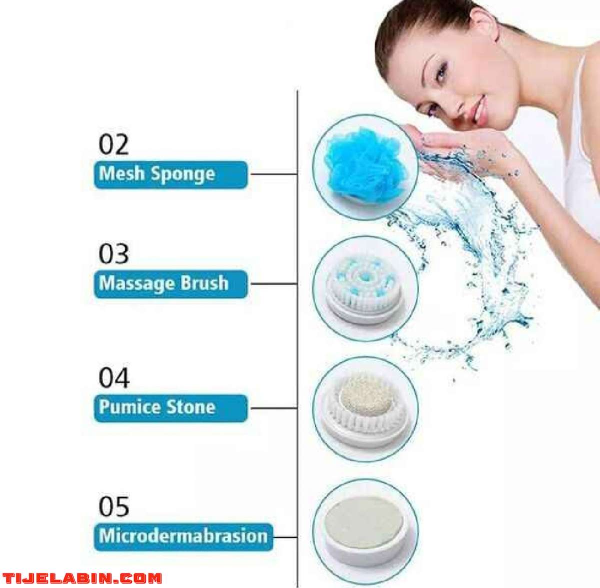 جهاز و فرشاة التنظيف والاستحمام لكامل الجسم