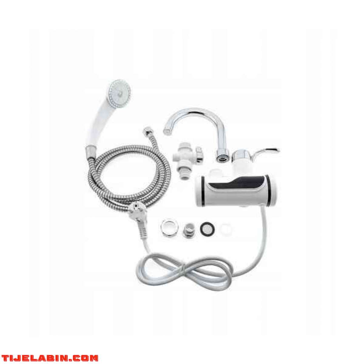 جهاز تسخين الماء مع الحنفية ومرش الحمام لماء البارد والساخن