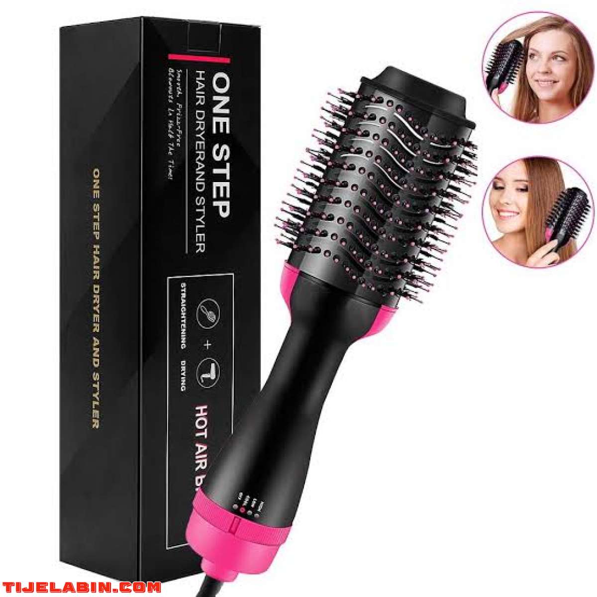 Brosse à air chaudUn bigoudi