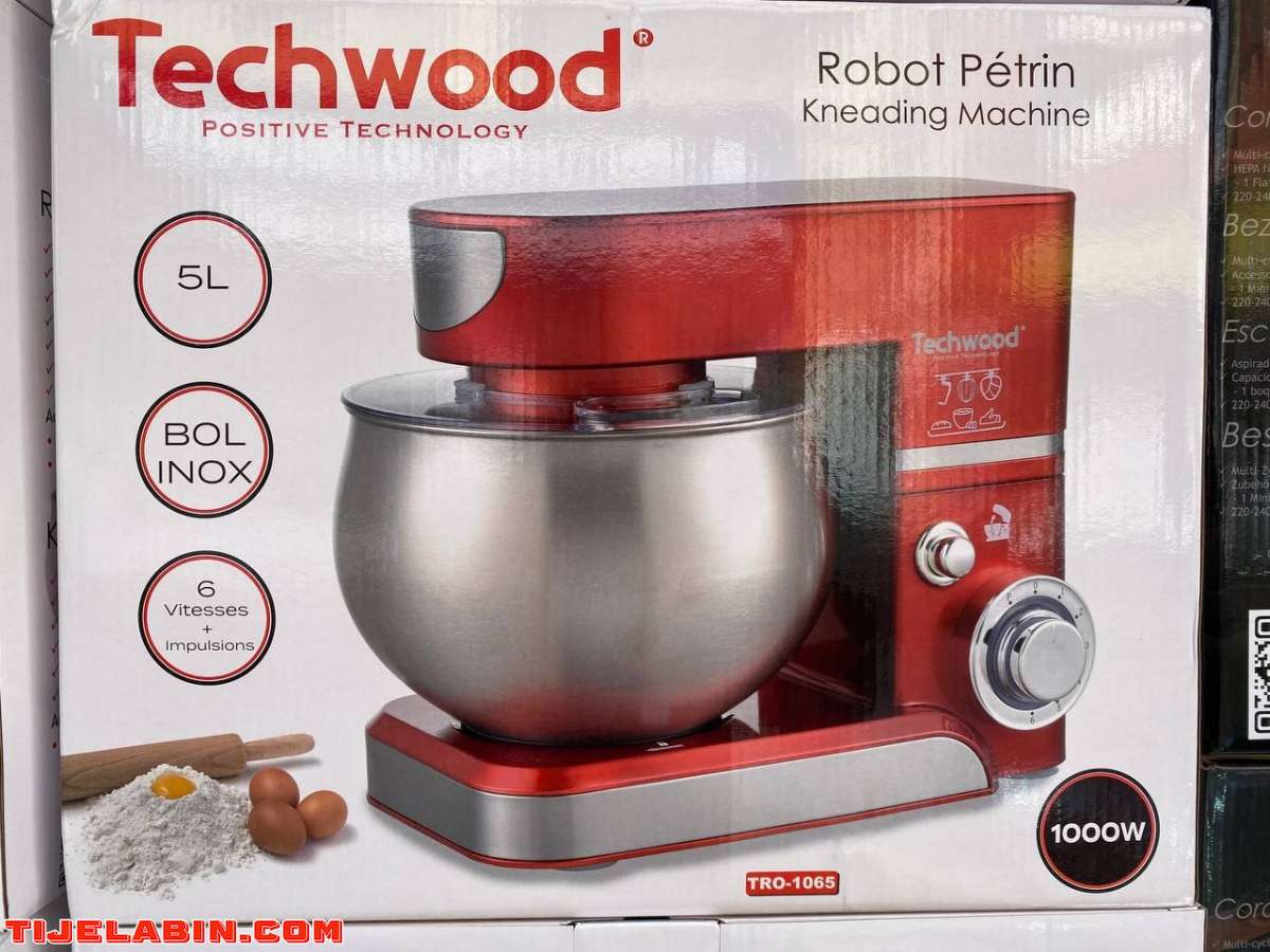Pétrin techwood 5L 1000 wat