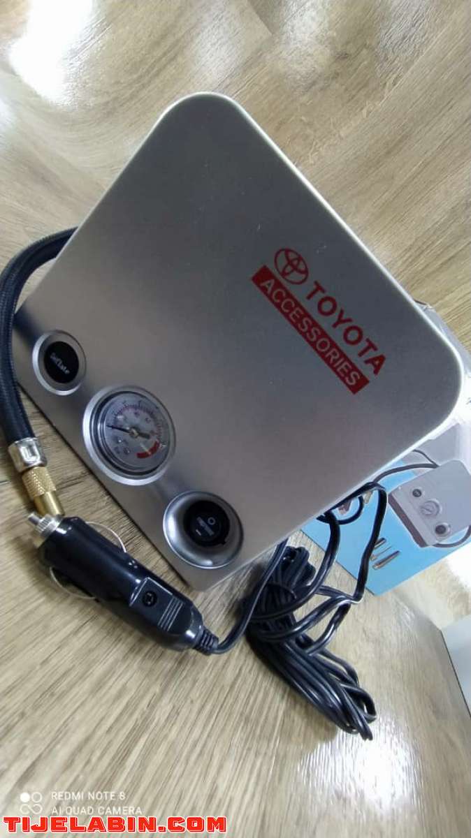 Compresseur TOYOTA 12Vمنفاخ هوئي لعجلات السيارة محمول -  ✅نو