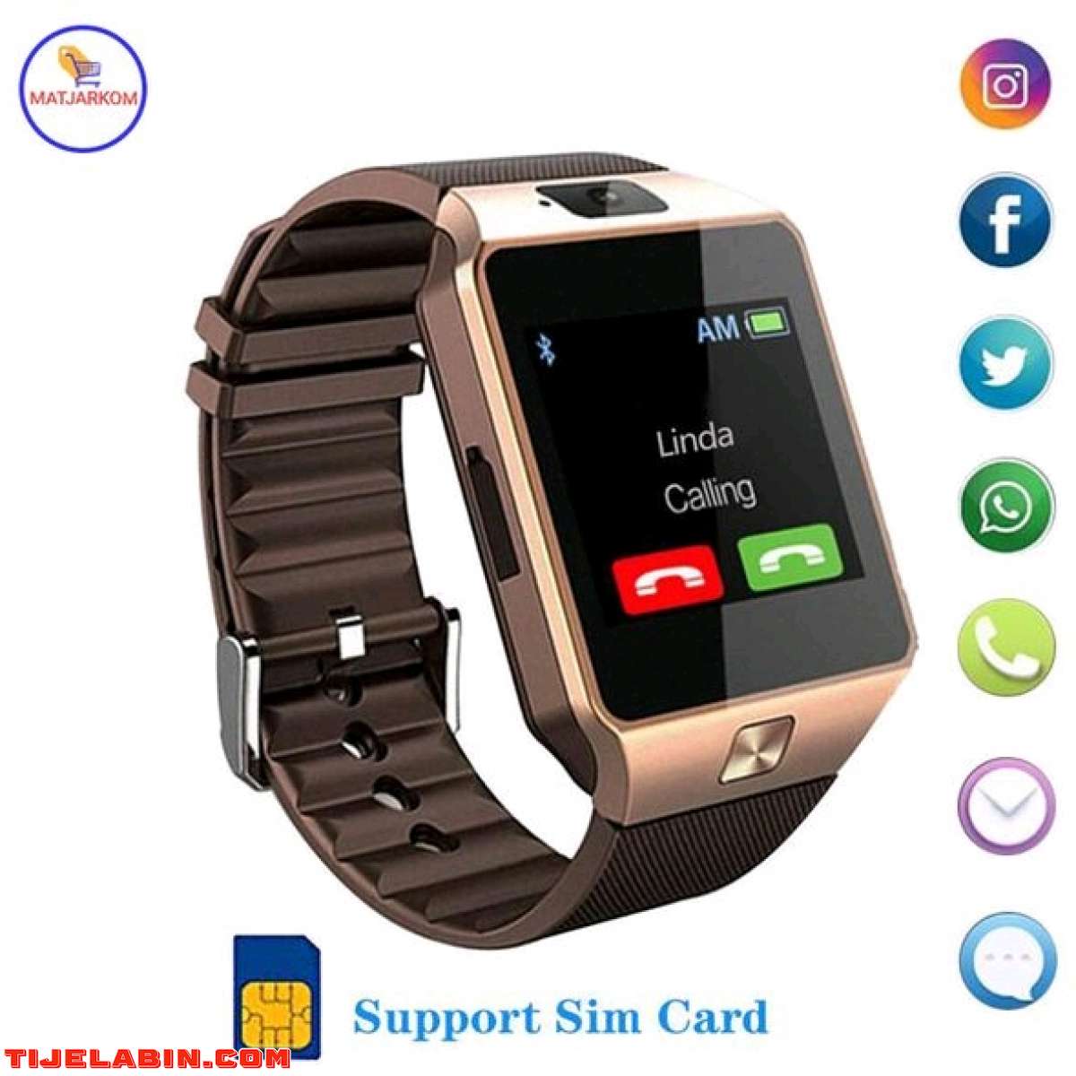 ساعة ذكية تقبل شريحة sim