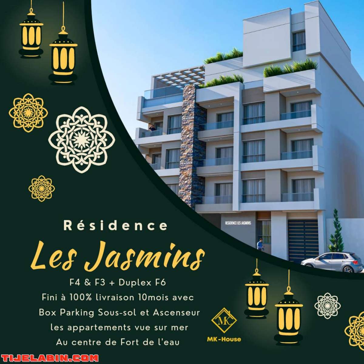 des appartements à Fort de l'eau 0550 33 13 40